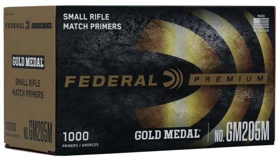 Bilde av Tennhetter 205 Federal Gold Match SMALL RIFLE PRIMER