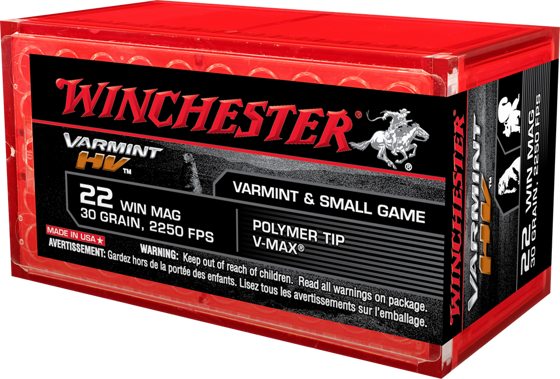 Bilde av 22 WMR Winchester VMax 30grs. 50pk.