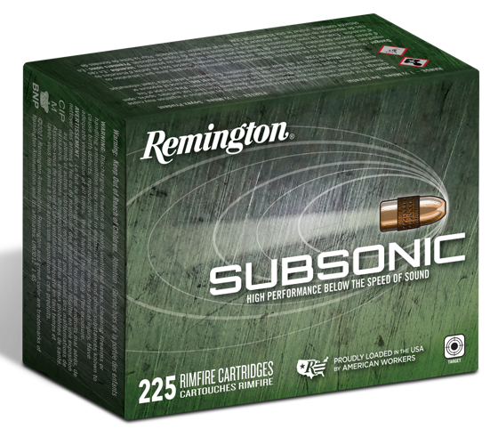 Bilde av 22 LR Remington Subsonic HP 225pk.