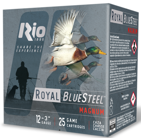 Bilde av 12/76 Rio Bluesteel Magnum 32g. 25pk, US