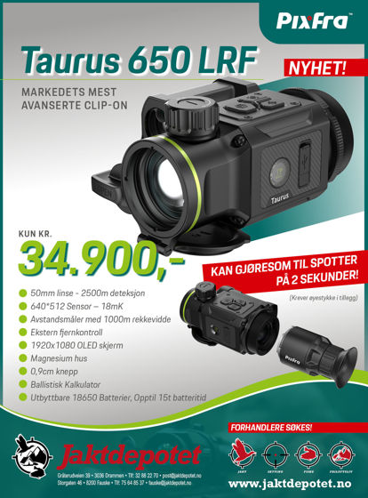 Bilde av Pixfra Taurus T650 LRF Clip-on