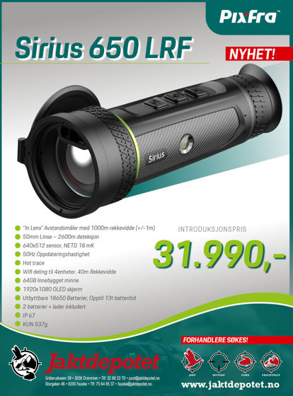 Bilde av Pixfra Sirius 650 LRF