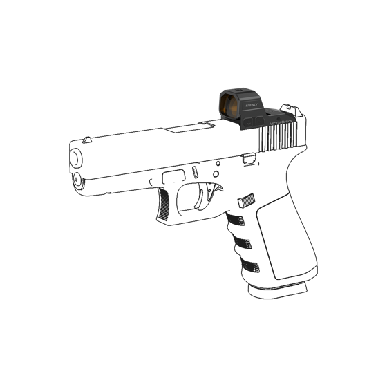 Bilde av Vector Optics Frenzy S 1x16x21, Glock MOS, 3 Moa