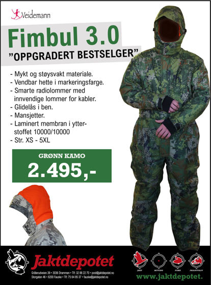 Bilde av Veidemann Fimbul 3.0 Høst. Str
