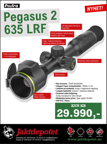 Bilde av Pixfra Pegasus 2, 635 LRF, 35mm/640/1000m LRF