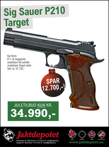 Bilde av Sig Sauer 210A-Target kal.9mm 5"